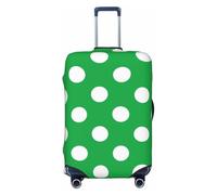 Housses de bagages de voyage à pois verts et blancs, protection élastique pour bagages de 45 à 81 cm, Noir, Mediano