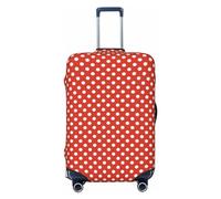 Housses de bagages de voyage - Housse de protection élastique avec imprimé à pois blancs et rouges pour bagages de 45,7 à 32 cm, Noir, Mediano