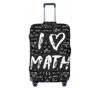 Housses de bagages de voyage - I Love Math Elasticity Veliz Protection pour bagages 18-32 pouces, Noir, Mediano