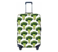 Housses de bagages de voyage - Jolies housses de protection de valises élastiques en brocoli pour bagages de 45 à 81 cm, Noir, CH