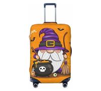Housses de bagages de voyage pour Halloween Happy Old Man B - Protection de voile élastique pour bagages de 45,7 à 81,6 cm, Noir, X-large