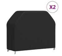 Housses de Barbecue Couvertures Bâches BBQ Jardin 2 pcs Tissu Oxford 420D vidaXL