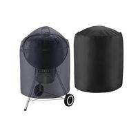 Housses De Barbecue Housse de Protection imperméable for Barbecue, Protection Contre la Pluie, Le gaz, Le Charbon de Bois, Le Jardin, l'extérieur, Noire pour Grillades(80 x 66cm)