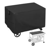 Housses de Barbecue pour Extérieur,Housse pour Chariot de Four à Pizza Extérieur | Protège-Couvert en Tissu Oxford Résistant au Vent Poignées Latérales pour Terrasse Jardin Plage