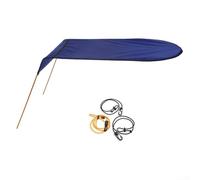 Housses de bateau, auvent pare-soleil pour protection contre les rayons UV pour kayaks et canoës, housse de protection solaire pour une seule personne, 125 x 80 x 65 cm (bleu)