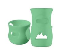 Housses de biberon en silicone - Manchon pour biberon en verre alimentaire résistant à la chaleur | Manchon isolant pour enfant, protection complète