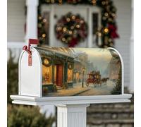 Housses de boîte aux lettres magnétiques en forme de calèche de cheval, pour décoration de maison et de jardin, 53,3 x 64,9 cm