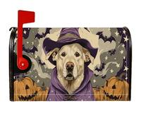 Housses de boîte aux lettres magnétiques pour Halloween, chapeau de sorcière fantaisie, citrouilles, pour décoration de jardin, cour, 53,3 x 64,5 cm