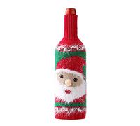 Housses de bouteille de champagne de Noël, couvre-bouteille de vin, excellent cadeau pour bouteilles, plusieurs motifs d'arbre de Noël, Père Noël, bonhomme de neige