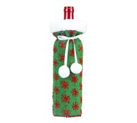 Housses de bouteilles de vin, pull pour bouteilles de vin - Sac de bouteille de vin tricoté en flocon de neige | Pièce maîtresse de Table de décorations de vacances de Restaurant, sacs à vin à col bla