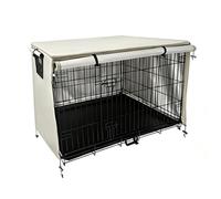 Housses De Cages Pou Chiens Étanche En Tissu De Toile, Bâche Cage Chien