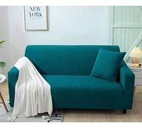 Housses de canapé à haute élasticité Housse de canapé épaisse 1 pièce Housse de canapé extensible pour housses de canapé pour chiens Antidérapant Dernière housse de canapé Protecteur de meubles-bleu-3