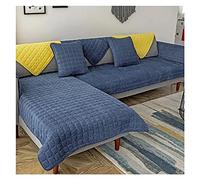 Housses de Canape/Couvre Canape d'angle 3/2 Places Gris Protège Canapé Griffure Chat Chien Couverture de Canape avec Accoudoirs Antidérapant Protecteur Canapé (Color : C, Size : 90x160cm1pc)