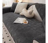 Housses de Canape/Couvre Canape d'angle 3/2 Places Gris Protège Canapé Griffure Chat Chien Couverture de Canape avec Accoudoirs Antidérapant Protecteur Canapé ( Color : #14 , Size : 110x160cm1pc )