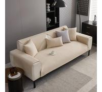 Housses de canapé sans Glissement pour 1 à 4 Places de Places moelleuses et lavables de mobilier en L Protecteur de canapé épaissis et couvertures de Coussin pour Un Con White 110X240cm/43.31X94.49In