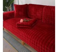 Housses de Canape Velours Couvre Canape d'angle 4/3/2/1 Places Places Couverture De Canapé en Forme De L avec Accoudoirs Revetement de canape Antidérapant Protecteur ( Color : #7 , Size : 110x160cm )