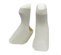 Housses de capot de frein en silicone souple compatibles avec ST-R7000 R8000, poignées de levier de vitesses de vélo résistantes aux intempéries pour cyclisme (blanc)