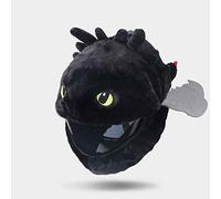 Housses de Casque de Moto, Noir, Peluche Couvre-Casque De Moto Housse Protection Complet Full Face, Compatible avec Motocyclette, DOT, Douce, Texturé, 2 Vents, Cliquet, Motocyclisme