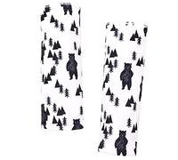 Housses de ceinture de sécurité pour bébé, sangles de siège de voiture Adventure Mountain pour filles et garçons, protections de ceinture de sécurité Minky pour sièges de voiture/poussette/poussette,
