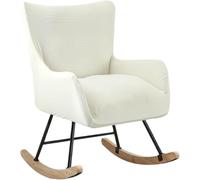 Housses De Chaise À Bascule, Polyester Extensible, Lavable, Protecteur De Tub Chair,Tissu De Protection Parfait pour L'entretien des Meubles De Maison(Beige)