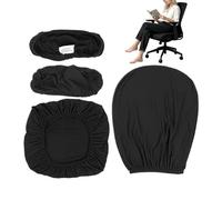 Housses De Chaise De Bureau - Housse Extensible Lavable, Tissu De Protection De Siège | Bouclier De Meubles Élastique, Enveloppe De Coussin Souple Anti-poussière Pour Le Jeu D'étude À Domicile En Dire