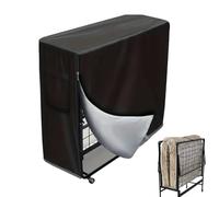Housses de chaise de jardin | Housses de chaise pliantes imperméables | Draps anti-poussière en tissu Oxford | Housse de rangement pour lit enroulable et anti-poussière, pour intérieur et cave, salle