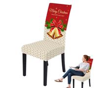 Housses de chaise de Noël pour salle à manger | Protection de siège amovible et lavable pour la maison, le dîner, Noël, un banquet de Noël, un festival