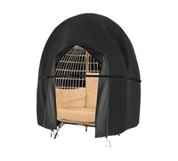 Housses de chaise de patio imperméables - Housse de protection extérieure résistante à la décoloration, bords renforcés, barrière anti-poussière, système de fixation sécurisé facile à installer
