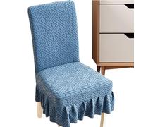 Housses de chaise de salle à manger, housse de protection épaisse, douce, lavable, housse de dossier de chaise - pour la maison, banquet, fête de mariage, Noël, Saint-Valentin, Pâques, festivités