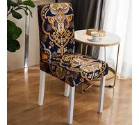 Housses De Chaise Élastiques Déhoussables, Lavables, Protection De Chaise Scandinave Extensible Housse De Chaise Salle À Manger Housse Chaise pour Mariage Moderne, Hôtel(Style-A#)