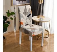 Housses De Chaise Élastiques Déhoussables, Lavables, Protection De Chaise Scandinave Extensible Housse De Chaise Salle À Manger Housse Chaise pour Mariage Moderne, Hôtel(Style-D#)