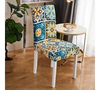 Housses De Chaise Élastiques Déhoussables, Lavables, Protection De Chaise Scandinave Extensible Housse De Chaise Salle À Manger Housse Chaise pour Mariage Moderne, Hôtel(Style-I#)