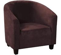 Housses de Chaise en Velours pour fauteuils, Chaise de Club très Extensible, Housse de Fauteuil résistant à l'usure, Housse Difficile à Piller pour Bar, comptoir(Coffee)