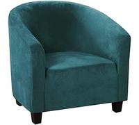 Housses de Chaise en Velours pour fauteuils, Chaise de Club très Extensible, Housse de Fauteuil résistant à l'usure, Housse Difficile à Piller pour Bar, comptoir(Teal)