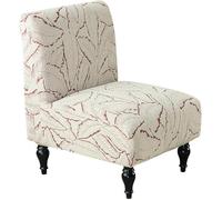 Housses De Chaise Extensibles En Chenille Sans Accoudoirs, Lot De 2, Housses Décoratives Ultra-douces Et Épaisses For Salon Et Chambre, Protection De Meubles Lavable En Machine(Burgundy,Set of 1)