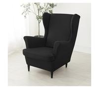 Housses De Chaise Extensibles en Velours, Protection De Meubles, Design Luxueux, Doux Et Élastique, for Salon, Chambre À Coucher, Décoration Intérieure(Black)