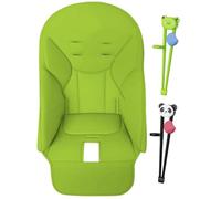 Housses De Chaise Haute, Housse De Chaise Antidérapante, Housses De Coussin Pour Bébé, Coussin De Siège Haut Respirant, Protection Confortable, Facile À Installer Et À Nettoyer Avec Des Baguettes D'en