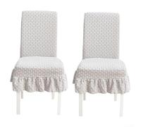 Housses de chaise pliantes élégantes pour diverses occasions, design doux et confortable (gris clair)