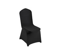 VEVOR Housses de chaise pliantes en élasthanne extensible, noir, housses de protection universelle, amovibles et lavables, pour mariage, vacances, banquet, fête, célébration, salle à manger, 30 pcs