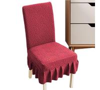 Housses de chaise pour chaises de salle à manger, douces, élastiques, lavables, protection de dossier de chaise, pour cuisine, restaurant, mariage, fête, Noël, Saint-Valentin, Pâques, banc et meubles