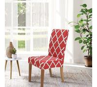 Housses De Chaise Pour Salle À Manger, Lot De 4, Extensibles, Pour La Maison Ou La Fête