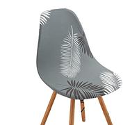 Housses de Chaise Salle à Manger Housse de Chaise scandinave pour Salle à Manger Extensibles Housses de Chaise de Forme incurvée 2 Pieces