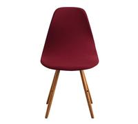 Housses de Chaise Salle à Manger Scandinave Housse de Chaise Extensibles Housses de Chaise de Forme incurvée Scandinave Lot de 4 Vin Rouge