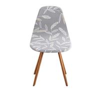 Housses de Chaise Salle à Manger Scandinave Housse de Chaise Extensibles Housses de Chaise de Forme incurvée Scandinave Lot de 6 Ombre de Bambou