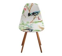 Housses de Chaise Salle à Manger Scandinave Housse de Chaise Extensibles Housses de Chaise de Forme incurvée Scandinave Lot de 2 Parfum Floral