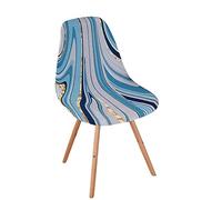 Housses de Chaise Salle à Manger scandinave Housses de Chaise Coque Housses de Chaise Extensibles scandinaves en Coquille 6 Pieces
