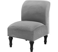 Housses de Chaise sans Accoudoirs en Velours Extensible Housse de Fauteuil Relax Couverture de Canapé Elastique Protection de Fauteuil pour Decoration Salon Bureau (Color : F, Size : 1PC)