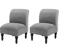 Housses de Chaise sans Accoudoirs en Velours Extensible Housse de Fauteuil Relax Couverture de Canapé Elastique Protection de Fauteuil pour Decoration Salon Bureau (Color : F, Size : 2PCS)