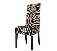 Housses de Chaise Zebra Print Striped Abstract Art Seat Protector Stretch Dining Chair Slipcover Housse de siège pour chaises