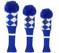 Housses de club de golf tissées : ensemble de housses de golf, design ergonomique durable, installation facile, style joueur amusant | Set pratique Park Land Clubhouse Fun